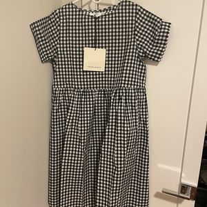 Tradlands Nico Dress in Black Gingham